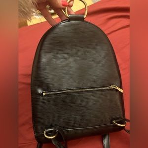 Louis Vuitton black Epi backpack